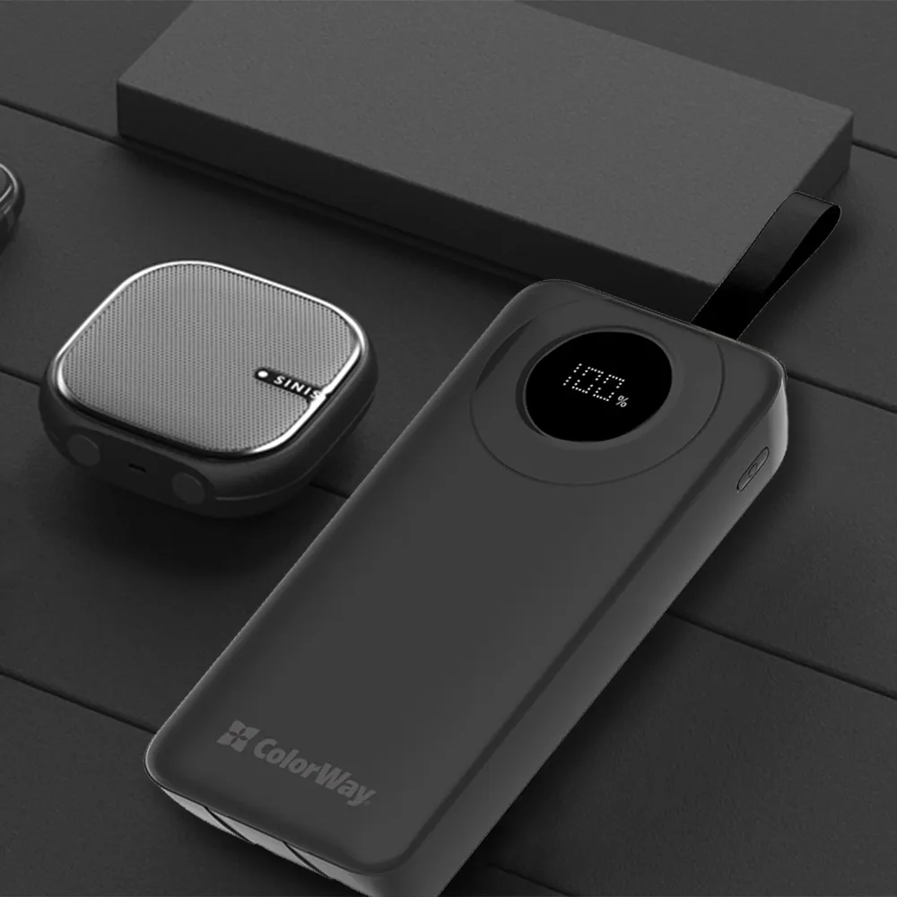 Універсальна мобільна батарея ColorWay EnergyPlus 30000mAh Black (CW-PB300LPB4BK-PDD) - мініатюра 9