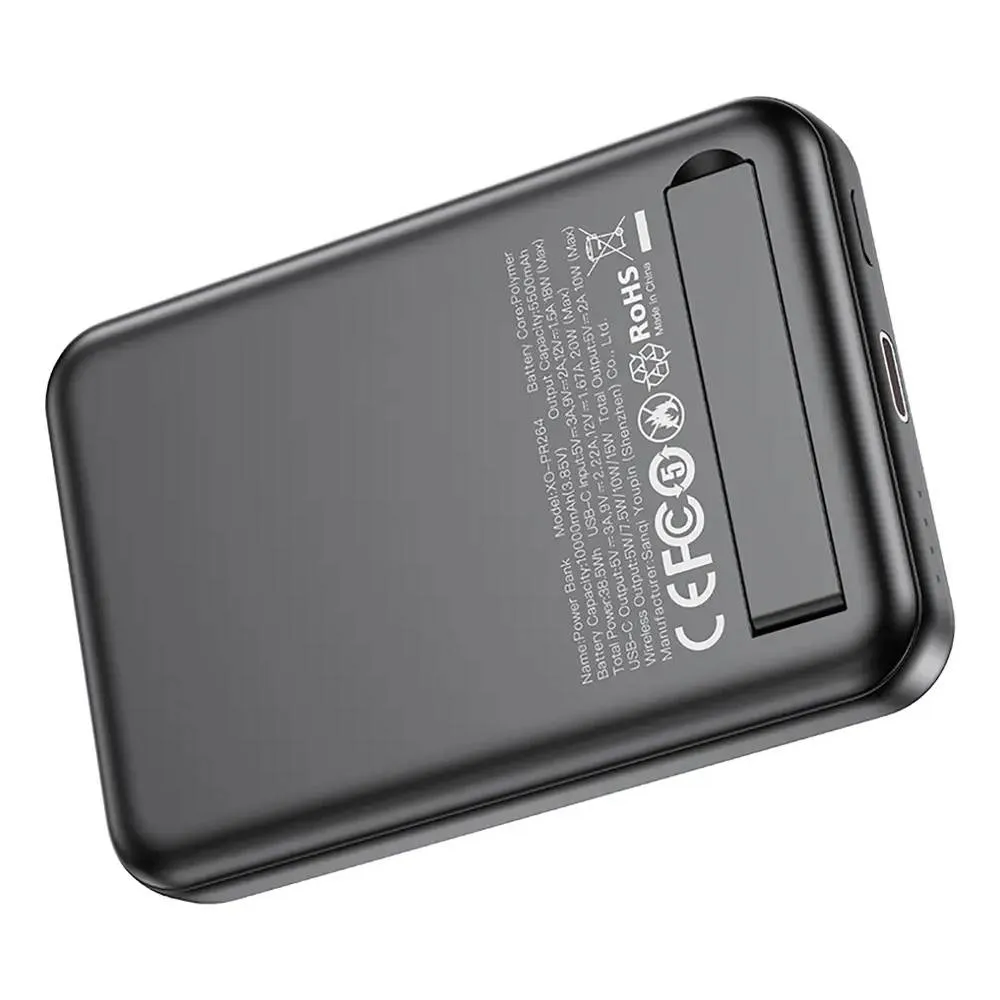Універсальна мобільна батарея XO PR264 10000mAh Black (PR264.black) - мініатюра 3