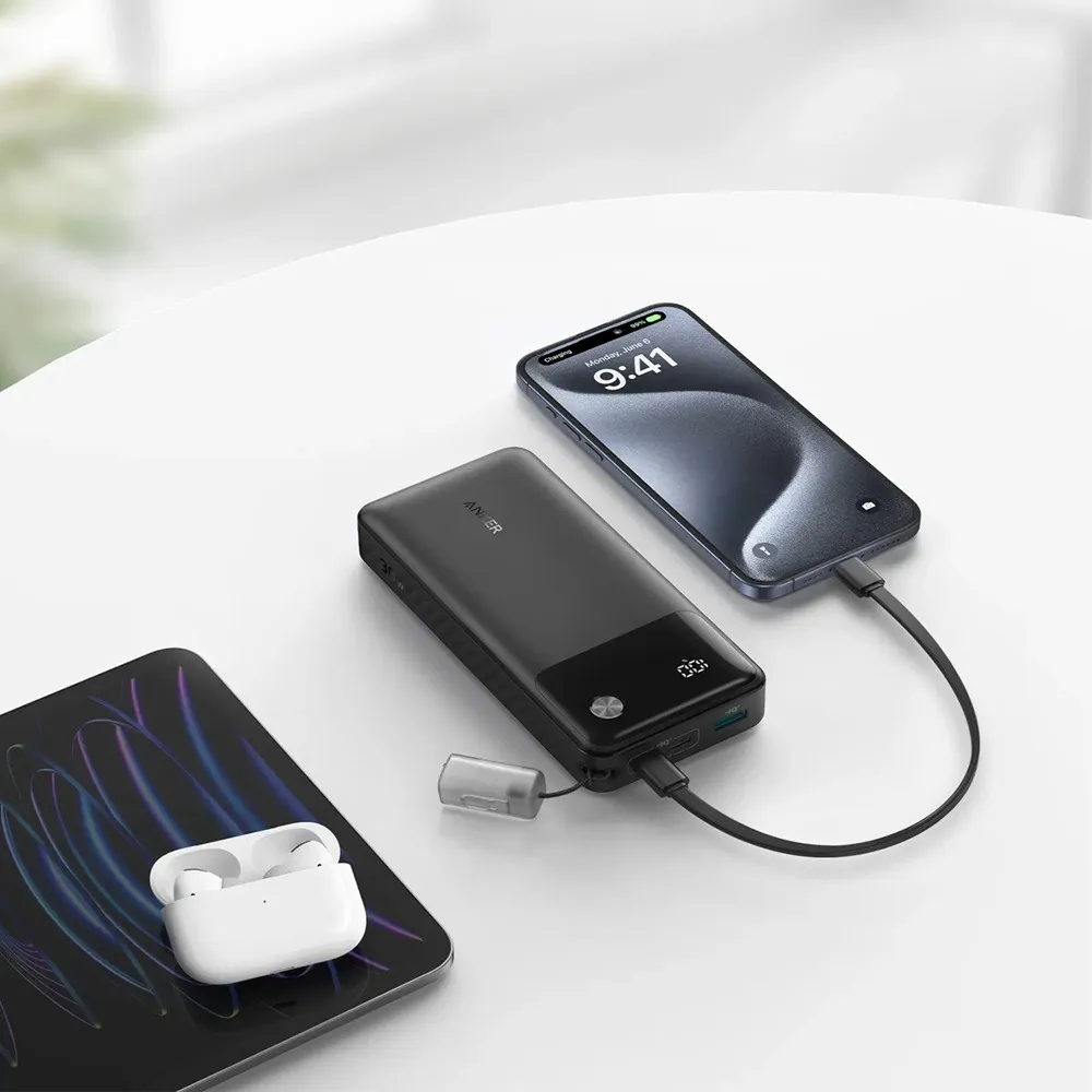 Універсальна мобільна батарея Anker PowerCore 20000mAh 30W Black (A1384G11) - мініатюра 6