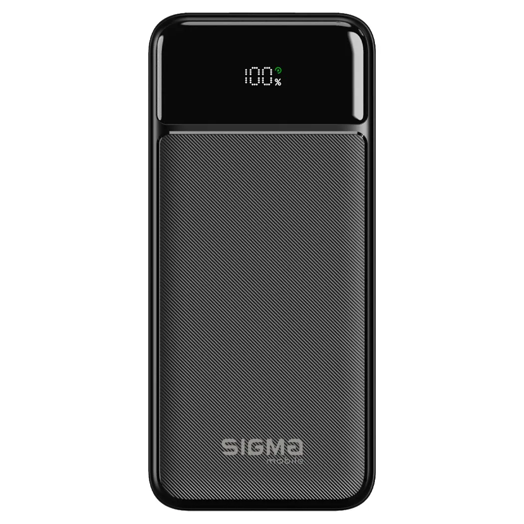 Універсальна мобільна батарея Sigma mobile X-Power SI20A4QL 20000mAh Black (4827798799710) - зображення 1