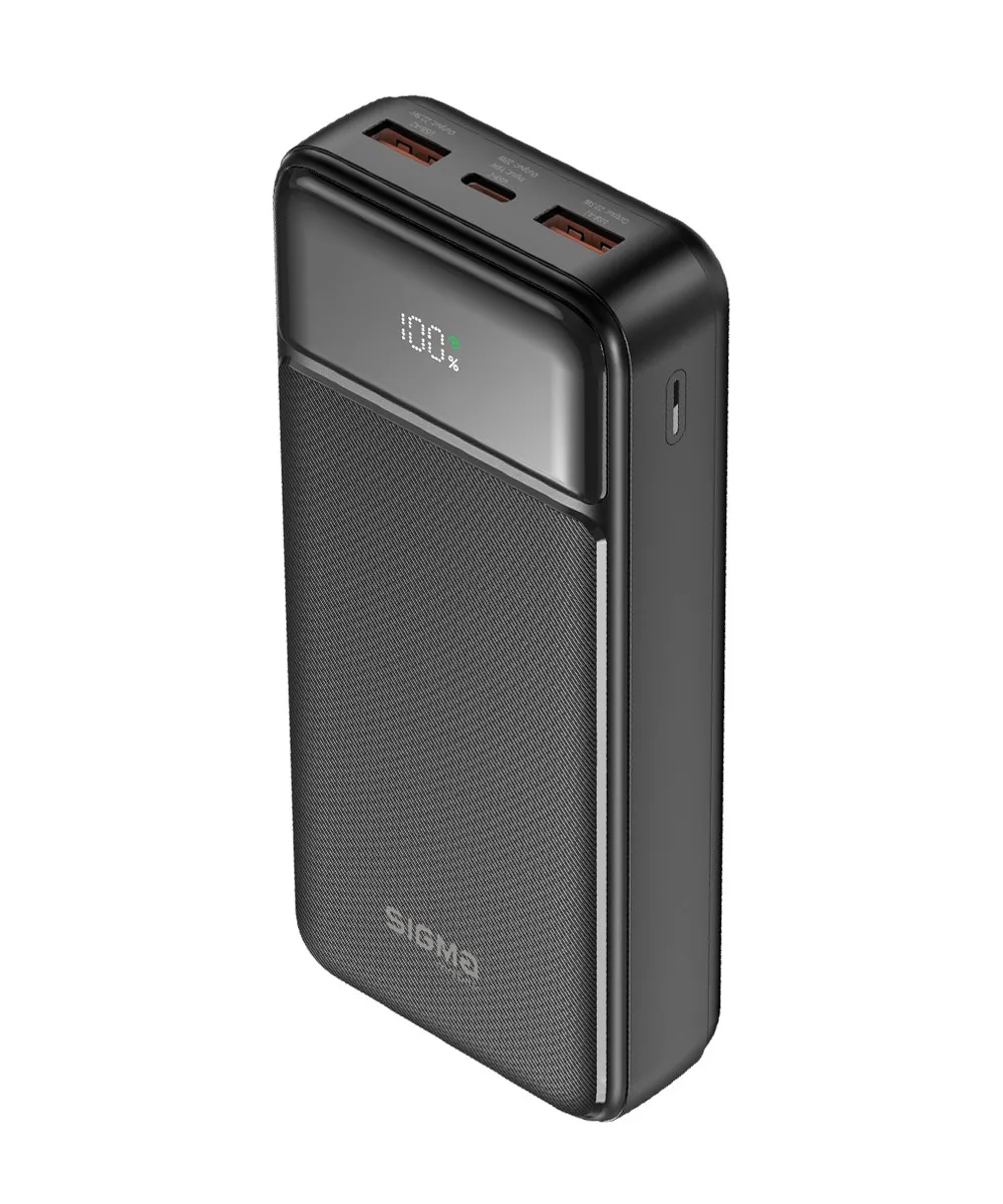 Універсальна мобільна батарея Sigma mobile X-Power SI20A4QL 20000mAh Black (4827798799710) - мініатюра 3