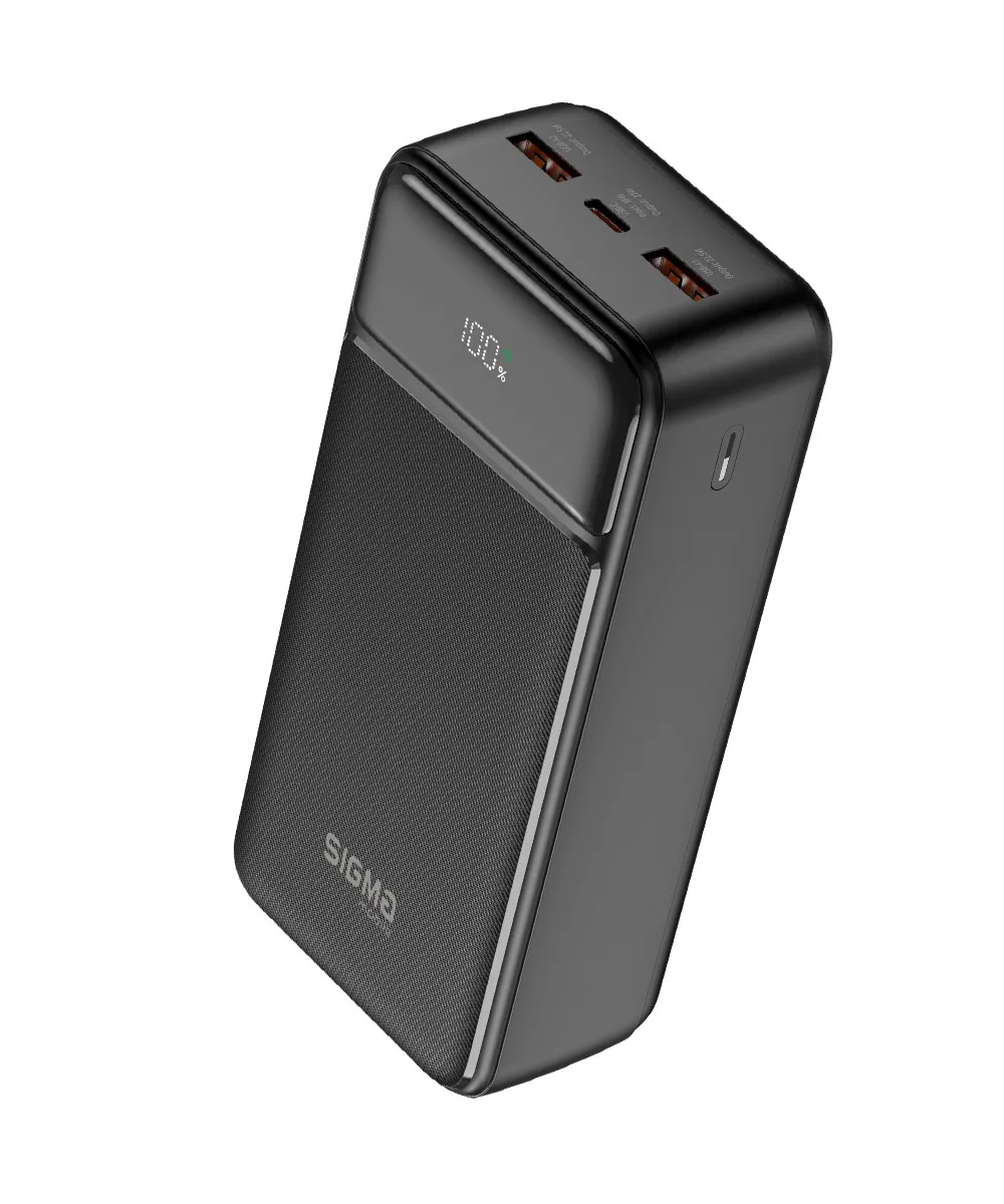 Універсальна мобільна батарея Sigma mobile X-Power SI30A4QL 30000mAh Black (4827798787311) - мініатюра 4
