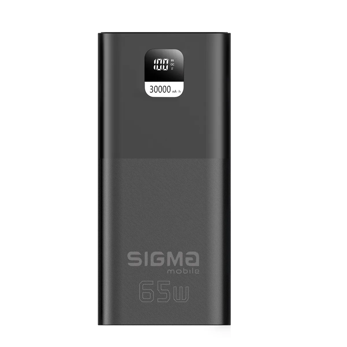 Універсальна мобільна батарея Sigma mobile X-Power SI30A6QLX 30000mAh Black (4827798835111) - зображення 1