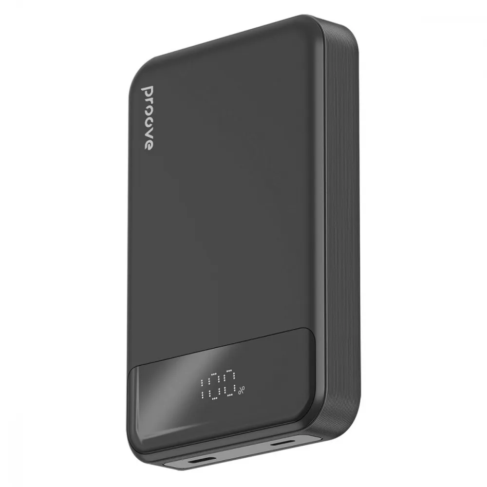 Універсальна мобільна батарея Proove Hoodman Magnetic 20W 10000mAh Black (PBH120010001) - зображення 1