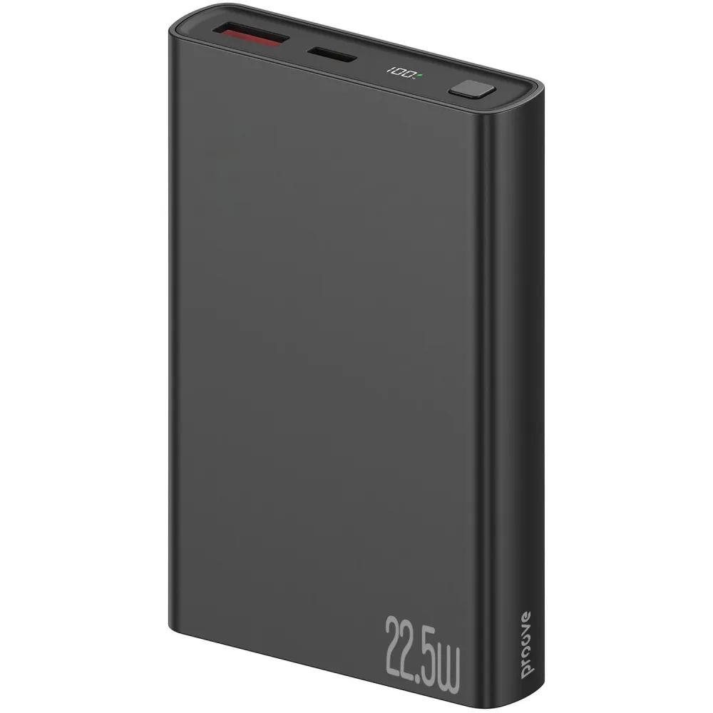 Універсальна мобільна батарея Proove Hyper Flux Plus 22.5W 10000mAh Black (PBF122120001) - зображення 1