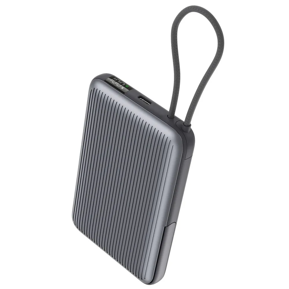 Універсальна мобільна батарея Proove Moon Rock 2 in 1 22.5W 10000mAh Gray (PBR122012105) - зображення 1