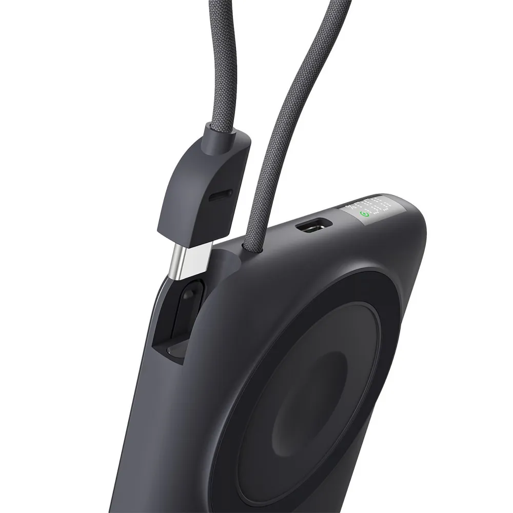 Універсальна мобільна батарея Proove Moon Rock 2 in 1 22.5W 10000mAh Gray (PBR122012105) - мініатюра 4