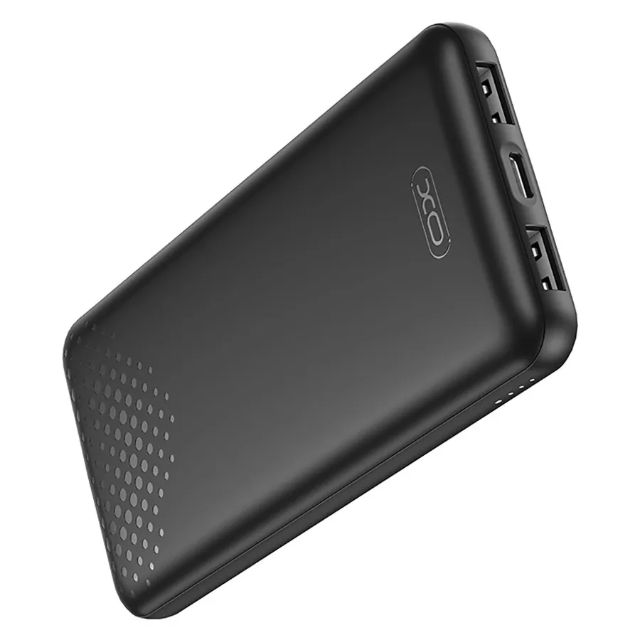 Універсальна мобільна батарея XO PB312 10000mAh 10W Black - зображення 1