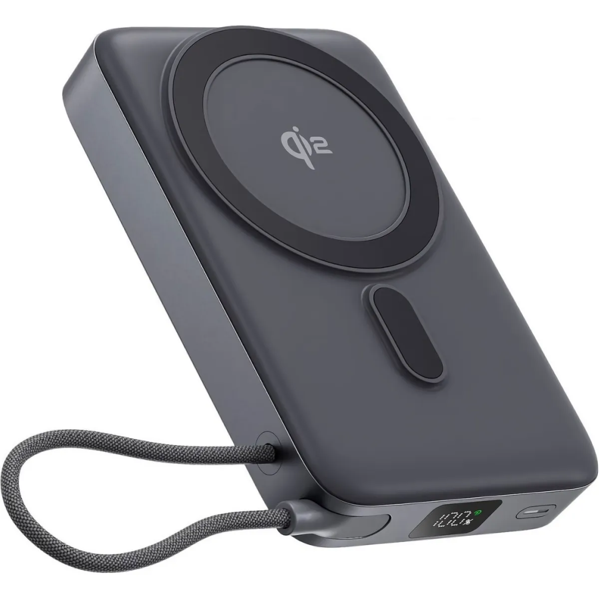 Універсальна мобільна батарея Proove OverPower 35W 10000mAh Qi2 Gray (PBOP35012105) - зображення 1
