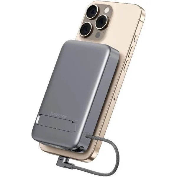 Універсальна мобільна батарея Proove OverPower 35W 10000mAh Qi2 Gray (PBOP35012105) - мініатюра 3