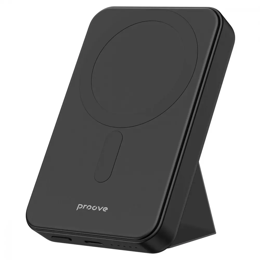 Універсальна мобільна батарея Proove Hyperion Qi 20W 10000mAh Black (PBHN15020001) - зображення 1