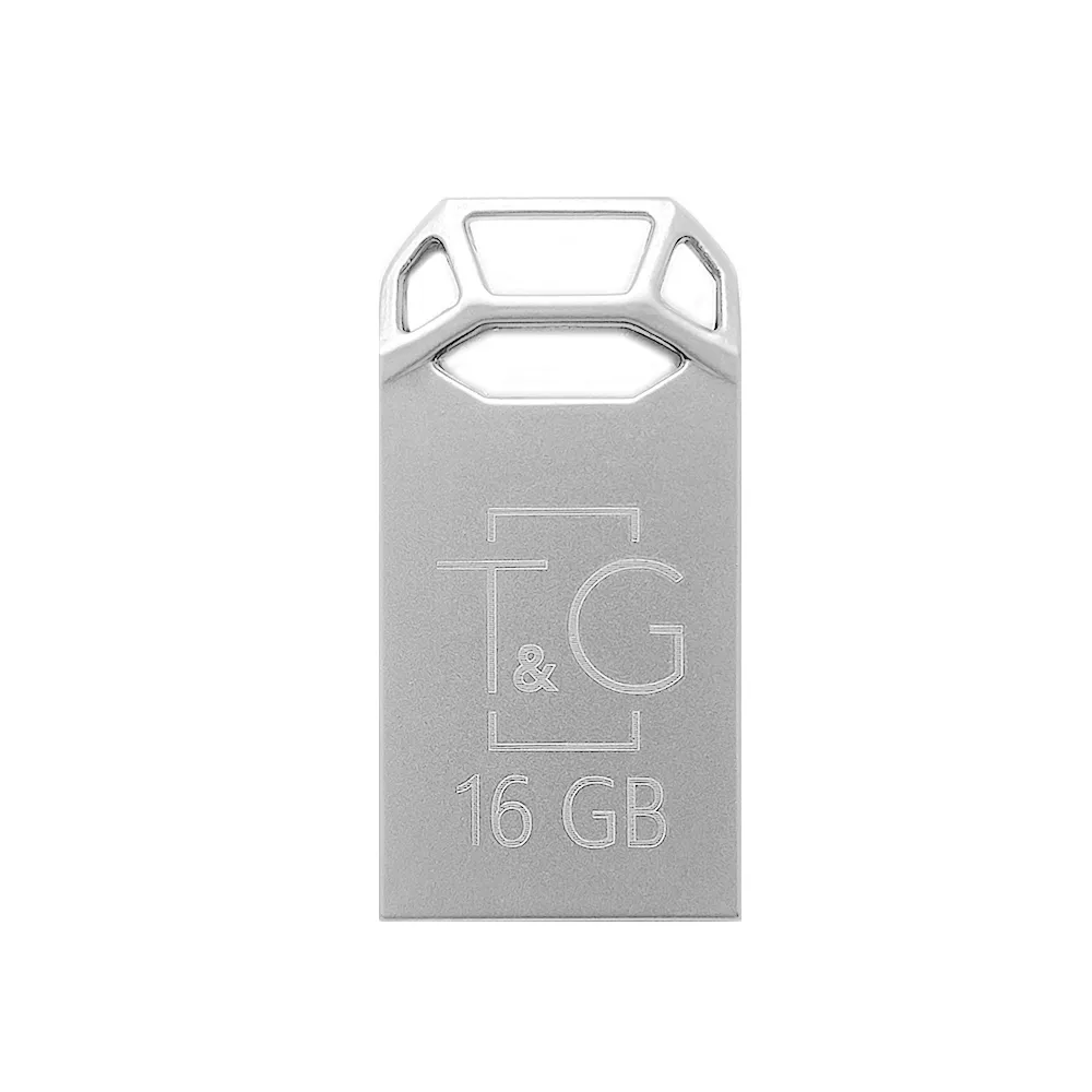Флеш-накопичувач USB 16GB T&G 110 Metal Series Silver (TG110-16G) - зображення 1