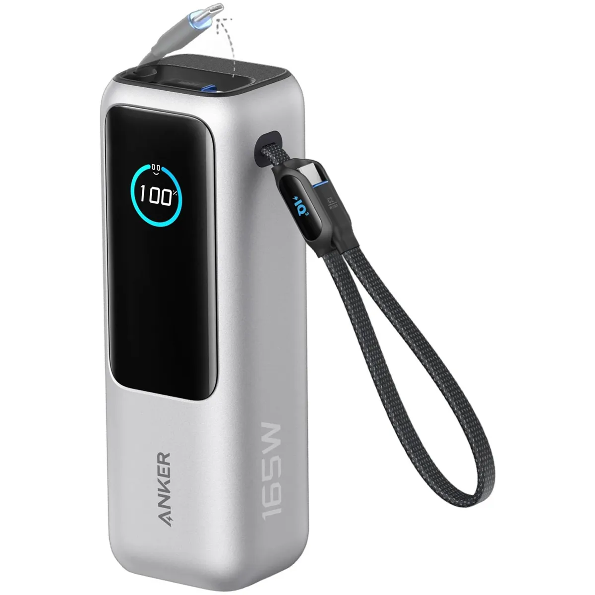 Універсальна мобільна батарея Anker Laptop 25000mAh 165W Silver (A1695H41) - зображення 1