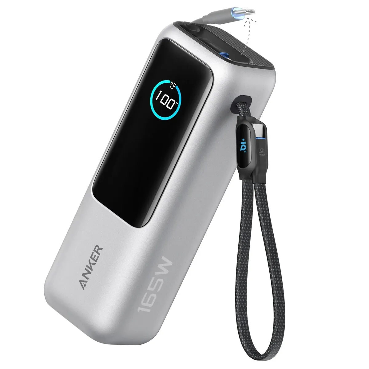 Універсальна мобільна батарея Anker Laptop 25000mAh 165W Silver (A1695H41) - мініатюра 2