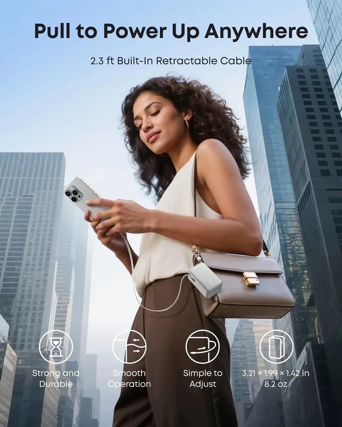 Універсальна мобільна батарея Anker Nano 10000mAh 45W White (A1638H21) - мініатюра 8