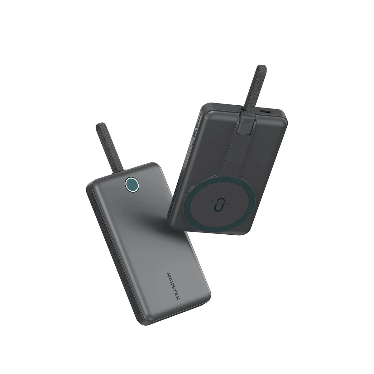 Універсальна мобільна батарея Marstek 10000mAh Grey (P269D) - мініатюра 3