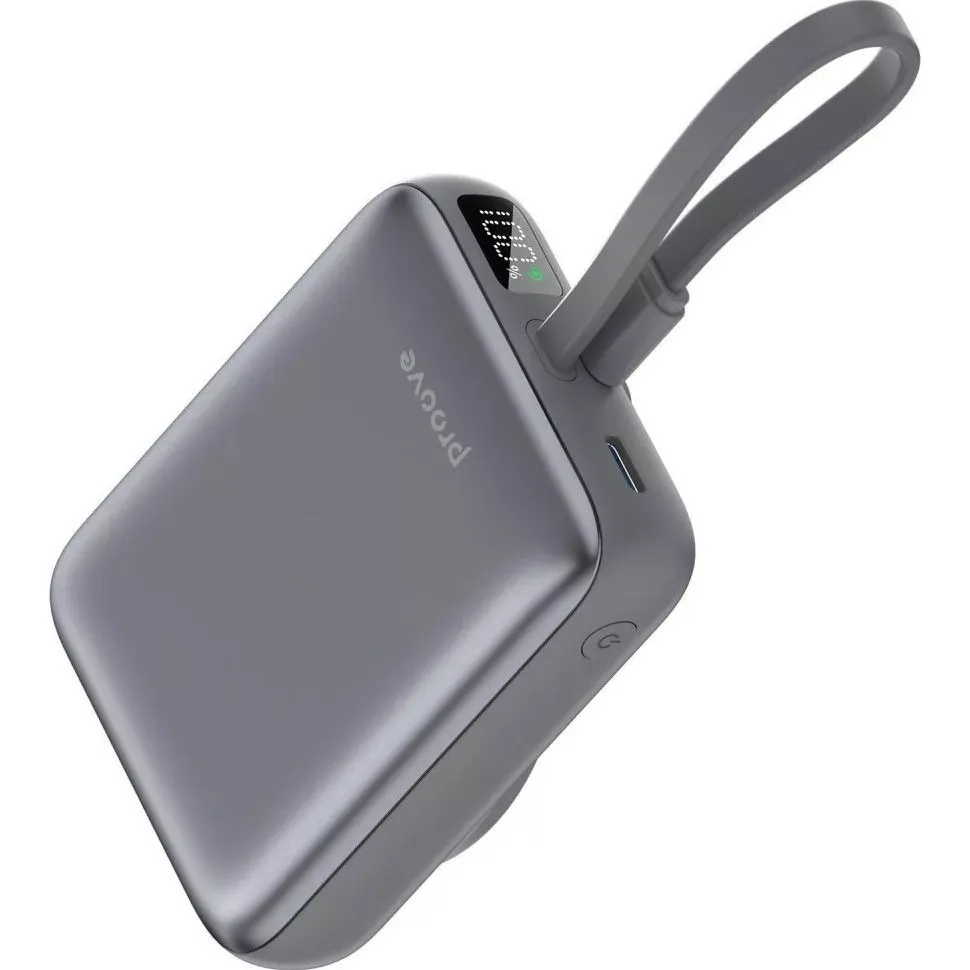 Універсальна мобільна батарея Proove Neutron 22.5W 10000mAh Gray (PBNE22022203) - мініатюра 3