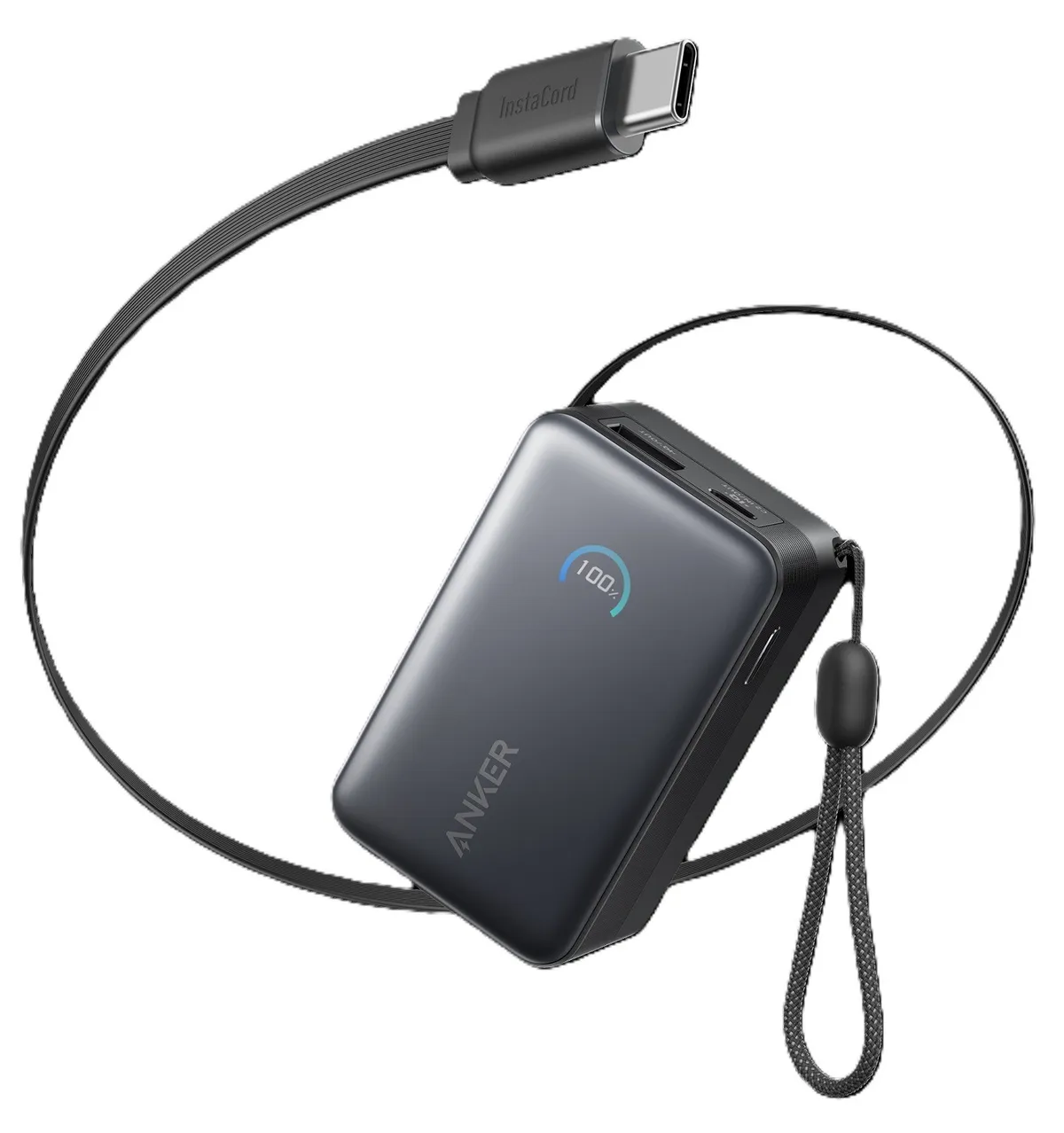 Універсальна мобільна батарея Anker Nano 10000mAh 45W Black (A1638H11) - мініатюра 2