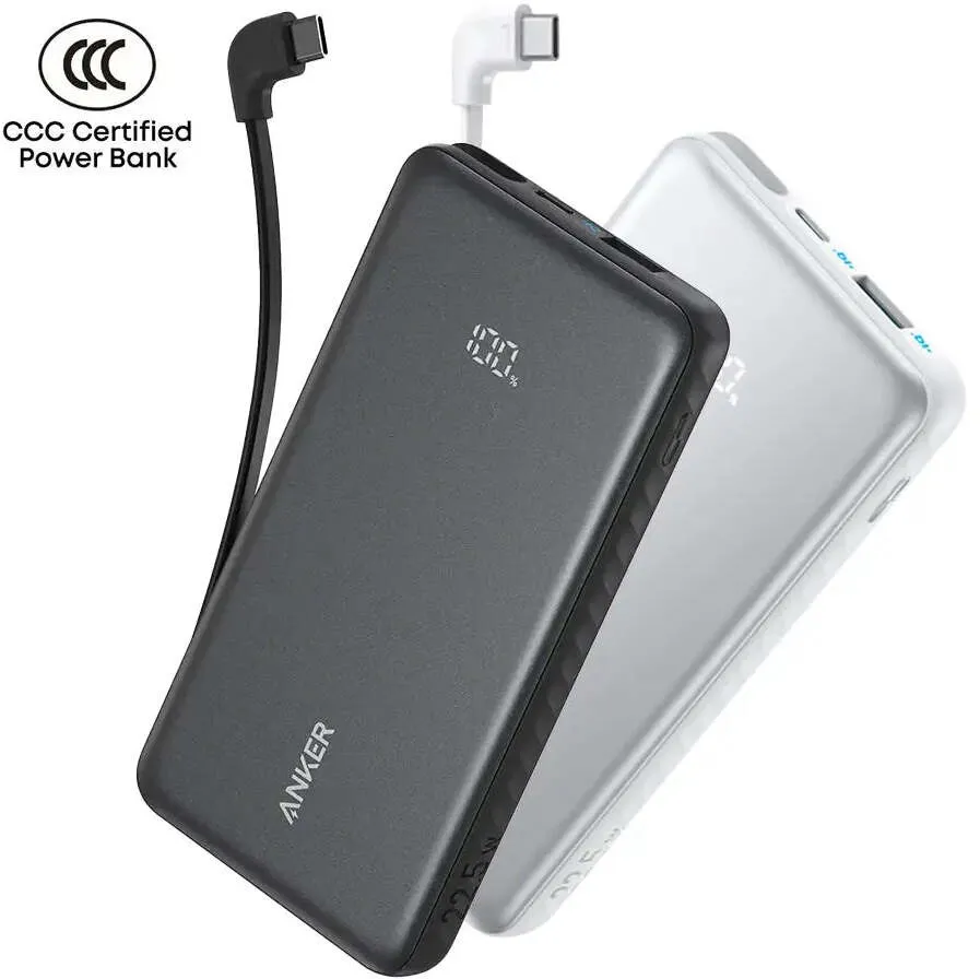 Універсальна мобільна батарея Anker Zolo 10000mAh 22.5W White (A110DH21) - мініатюра 4