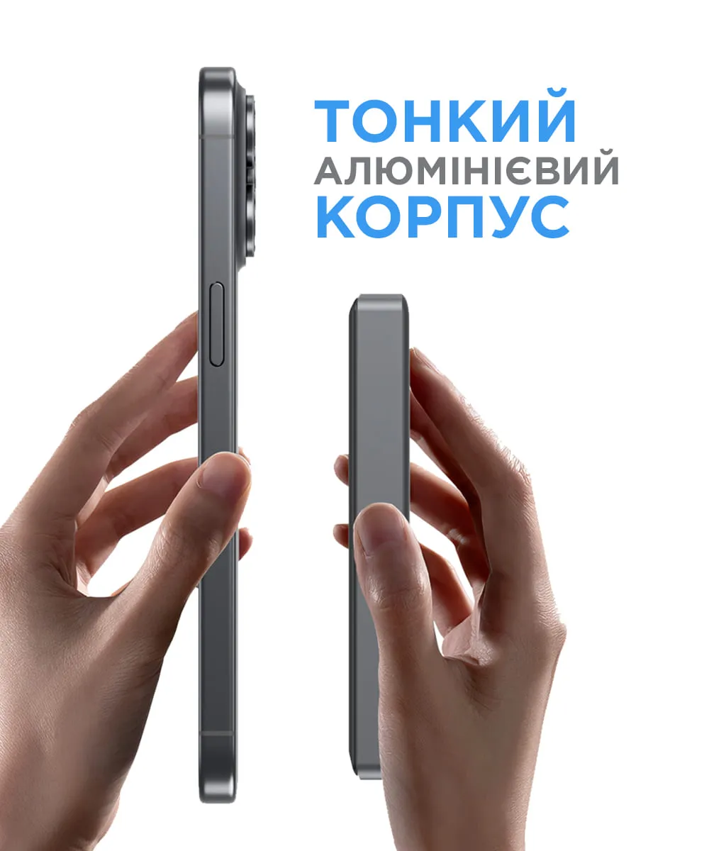 Універсальна мобільна батарея Sigma mobile X-power SI10A7QL-MAG 10000mAh Grey - мініатюра 4