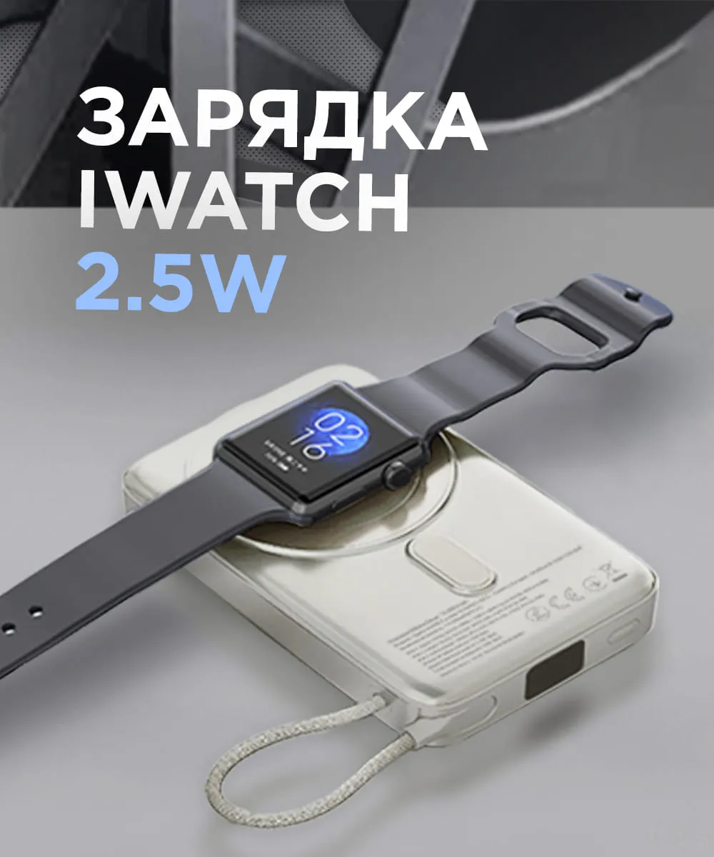 Універсальна мобільна батарея Sigma mobile X-power SI10A8QL-MAG 10000mAh Silver - зображення 1