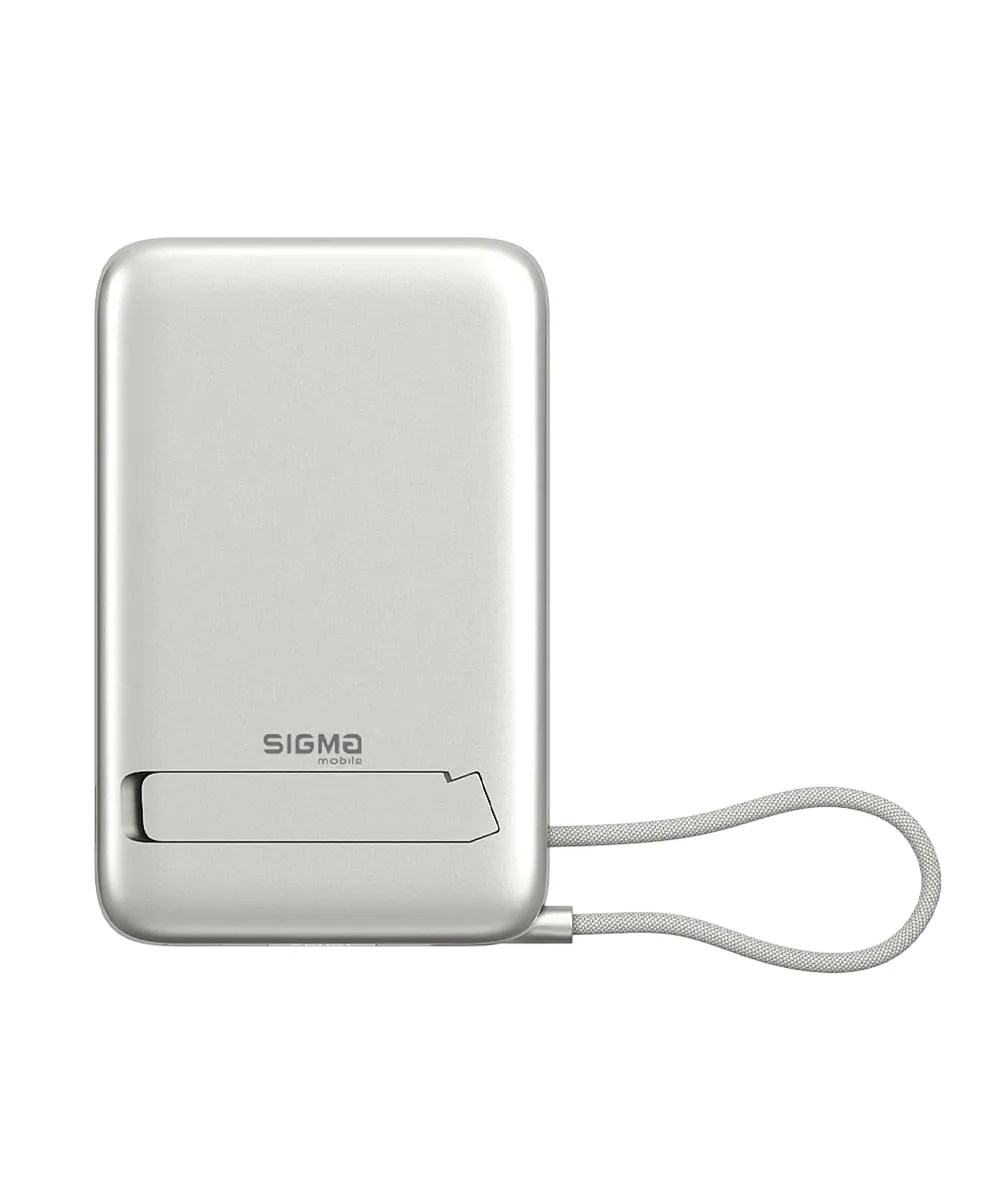 Універсальна мобільна батарея Sigma mobile X-power SI10A8QL-MAG 10000mAh Silver - мініатюра 7