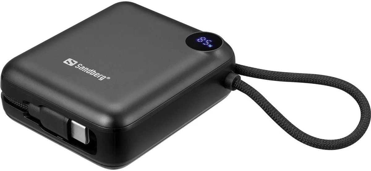 Універсальна мобільна батарея Sandberg 10000mAh 20W Black (421-26) - мініатюра 4