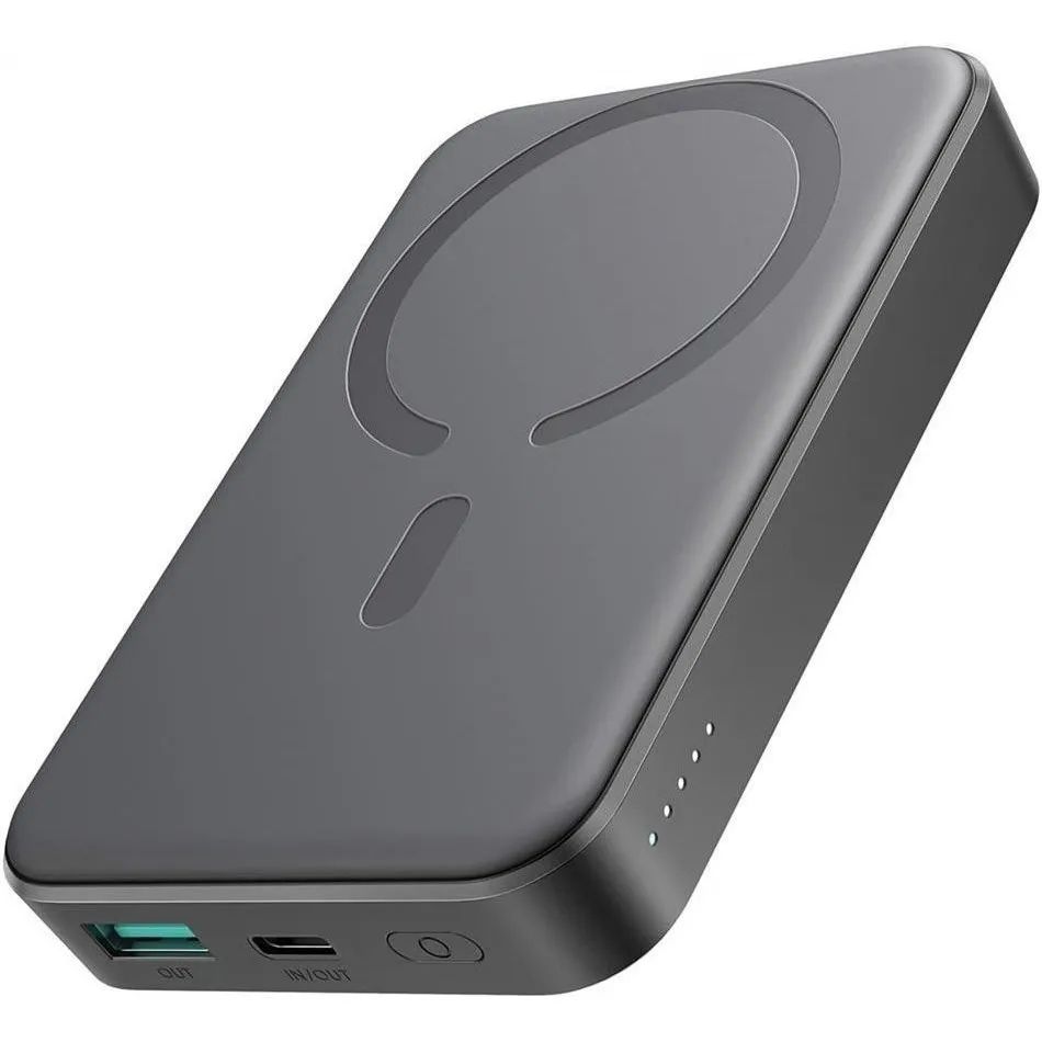 Універсальна мобільна батарея Joyroom Magnetic Wireless JR-W020 10000mAh 20W Black (6941237118455) - зображення 1
