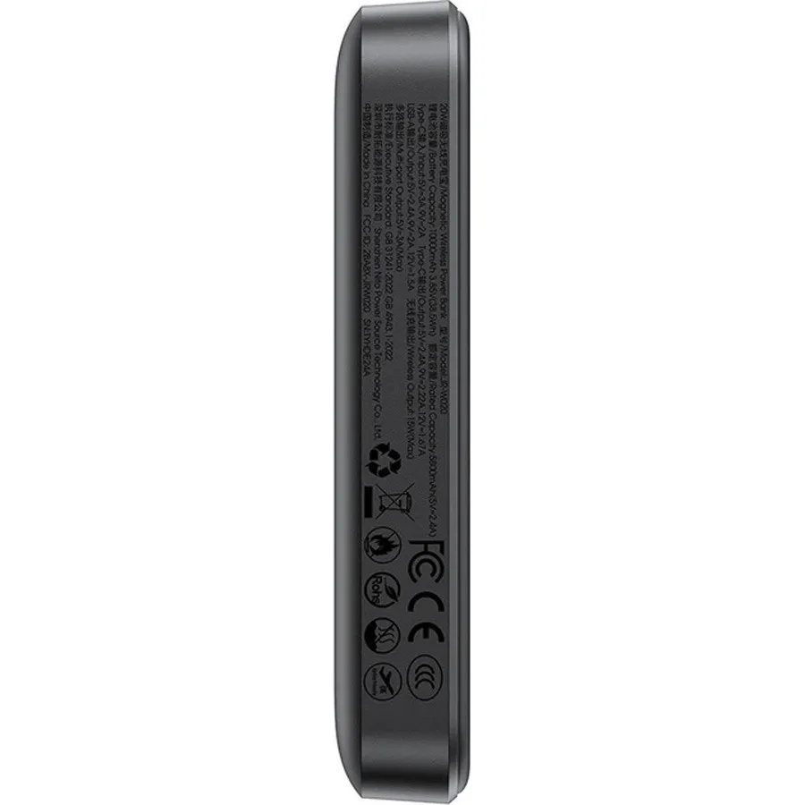 Універсальна мобільна батарея Joyroom Magnetic Wireless JR-W020 10000mAh 20W Black (6941237118455) - мініатюра 3