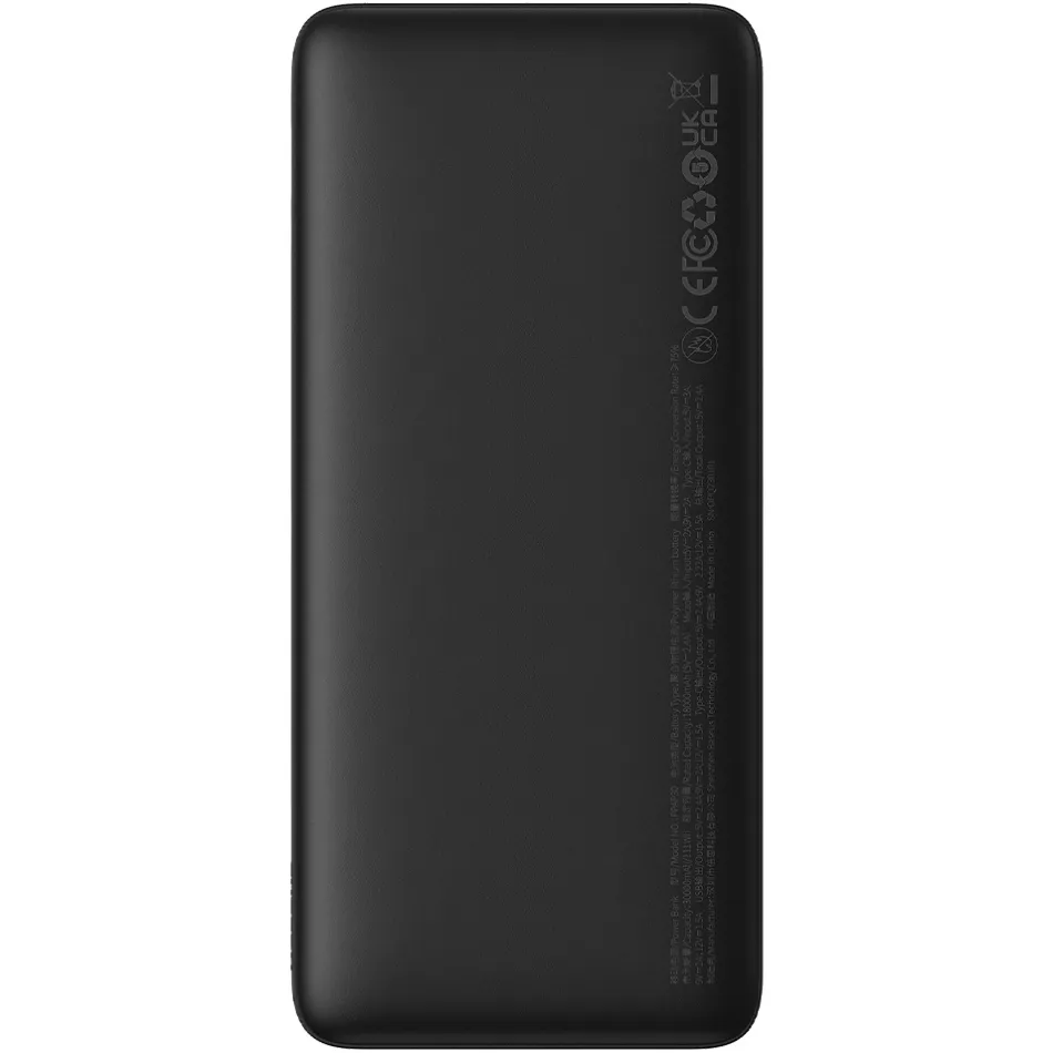 Універсальна мобільна батарея Baseus Airpow 30000mAh 20W Black (PPQD090101) - мініатюра 3