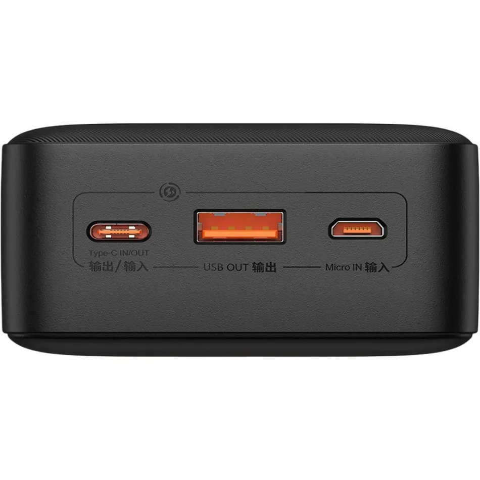 Універсальна мобільна батарея Baseus Airpow 30000mAh 20W Black (PPQD090101) - мініатюра 5