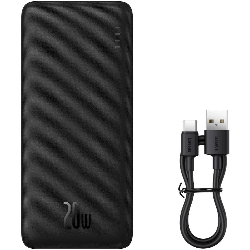 Універсальна мобільна батарея Baseus Airpow 30000mAh 20W Black (PPQD090101) - мініатюра 7