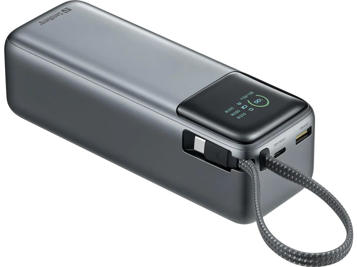 Універсальна мобільна батарея Sandberg All-in1 27000mAh PD 240W Grey (421-31) - мініатюра 4