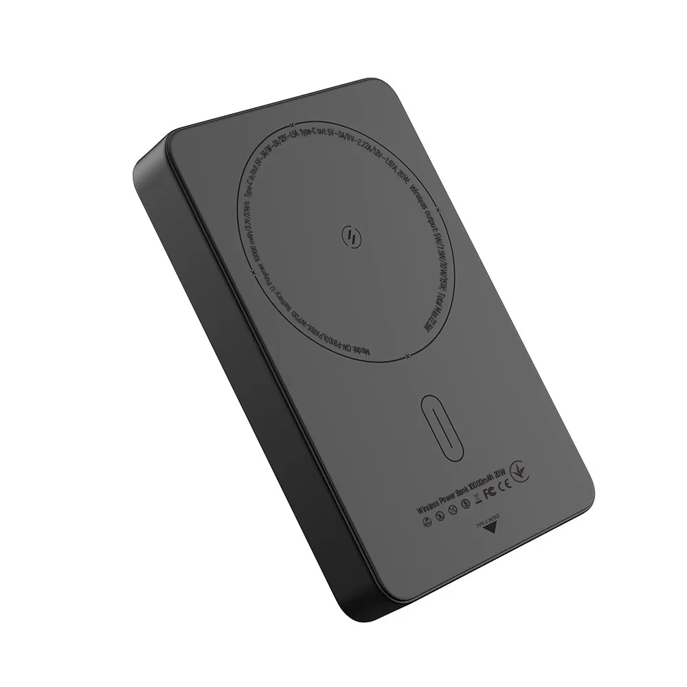 Універсальна мобільна батарея ColorWay 15W MagSafe 10000mAh Black (CW-PB100LPA1BK-WPDD) - мініатюра 2