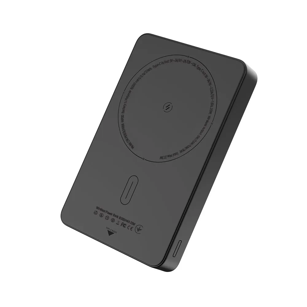 Універсальна мобільна батарея ColorWay 15W MagSafe 10000mAh Black (CW-PB100LPA1BK-WPDD) - мініатюра 4
