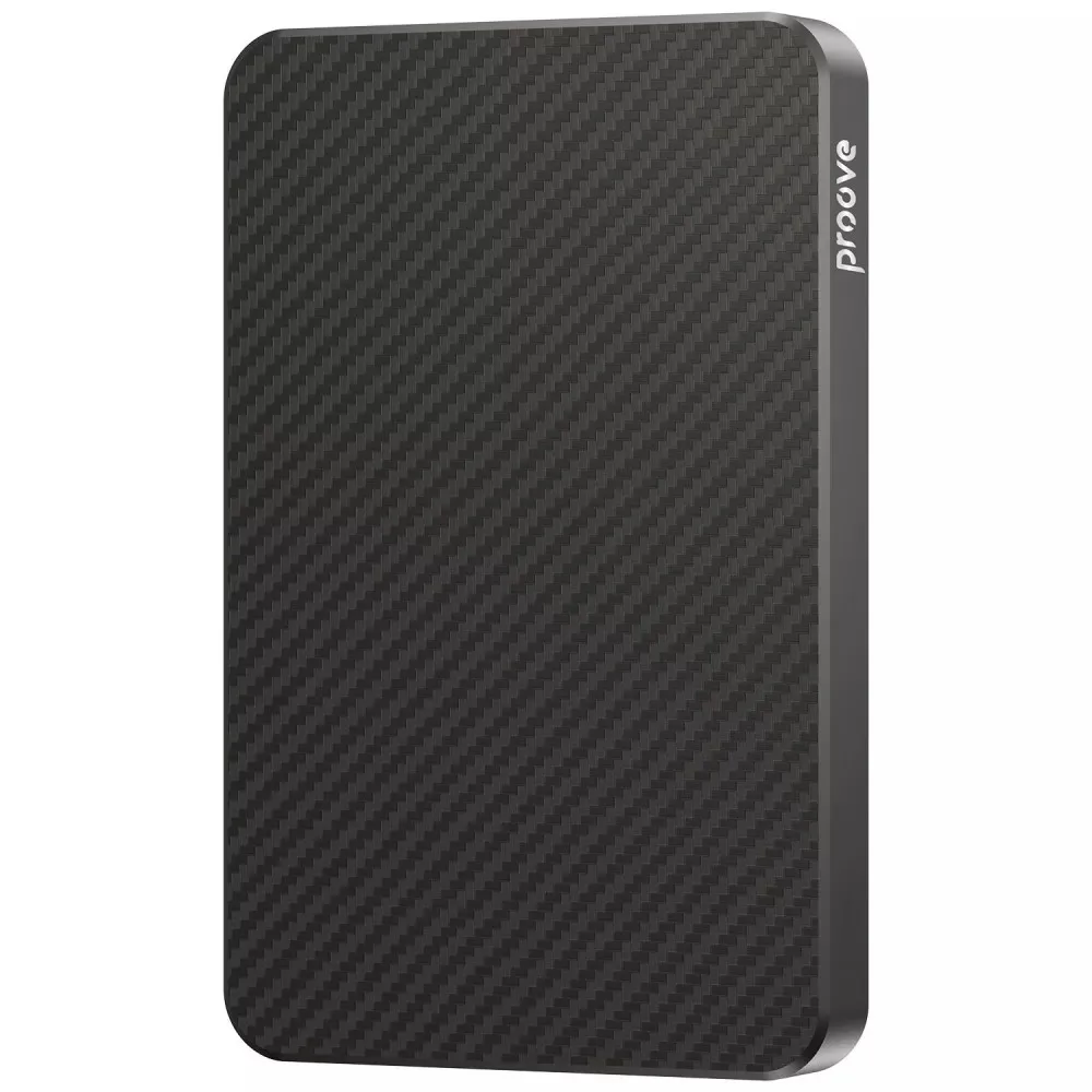 Універсальна мобільна батарея Proove Carbon Slim 20W 5000mAh Black (PBCS20010001) - зображення 1