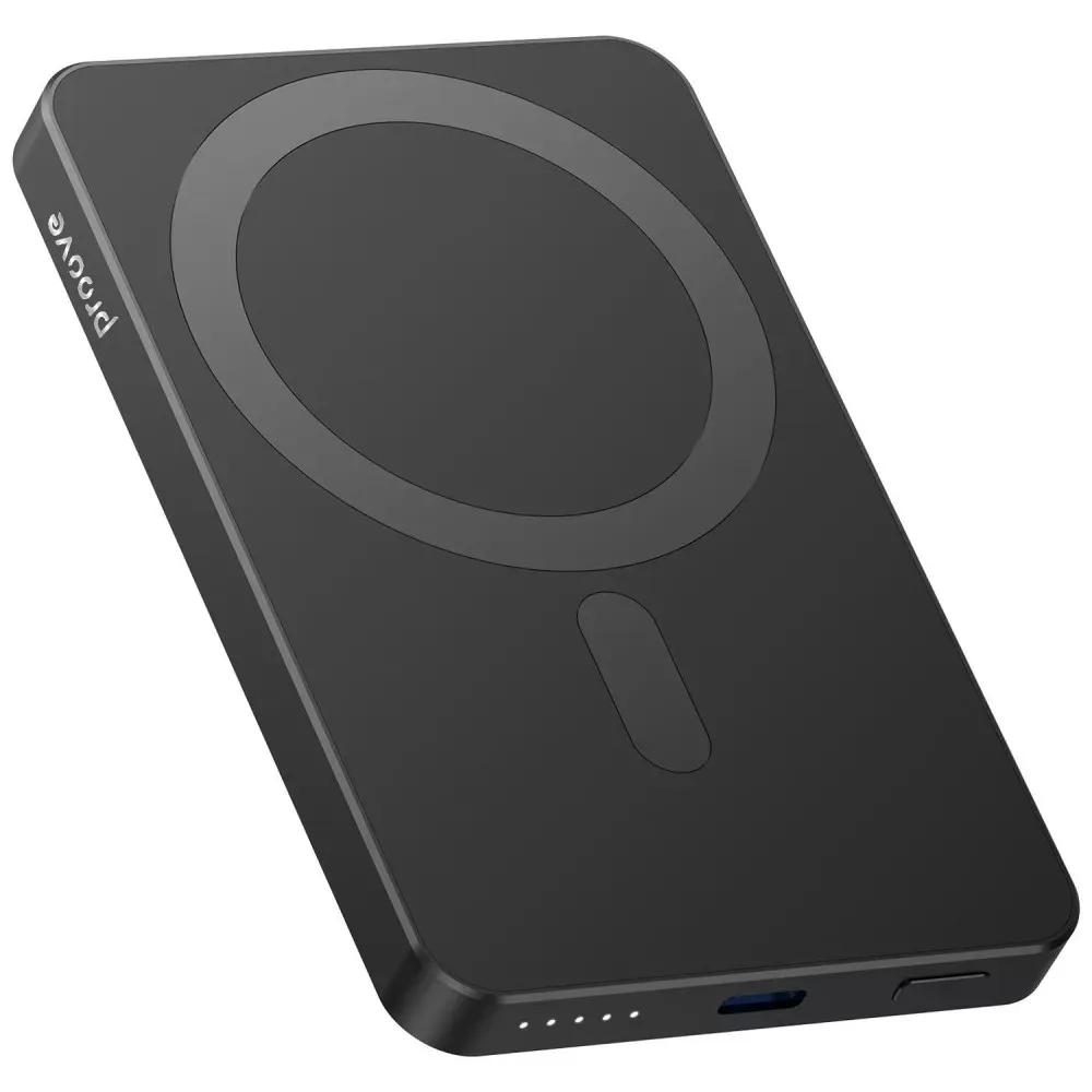 Універсальна мобільна батарея Proove Carbon Slim 20W 5000mAh Black (PBCS20010001) - мініатюра 3