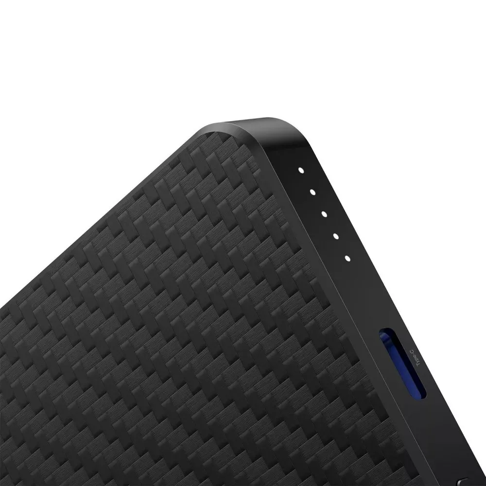 Універсальна мобільна батарея Proove Carbon Slim 20W 5000mAh Black (PBCS20010001) - мініатюра 4