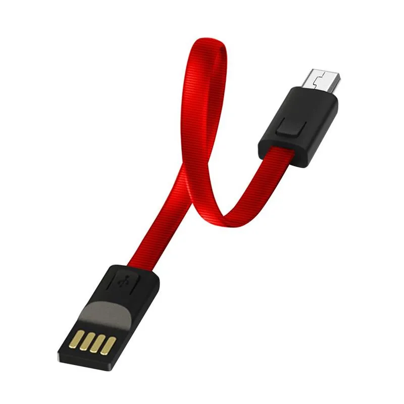 Кабель ColorWay USB - micro USB (M/M), 2.4 А, 0.22 м, Red (CW-CBUM022-RD) - мініатюра 3