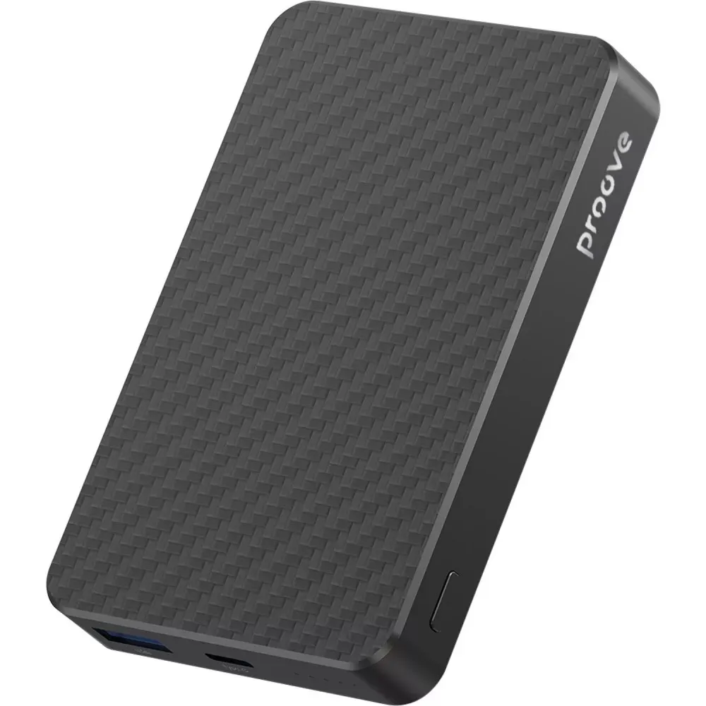 Універсальна мобільна батарея Proove Carbon Slim 22.5W 10000mAh Black (PBCS22110001) - мініатюра 2