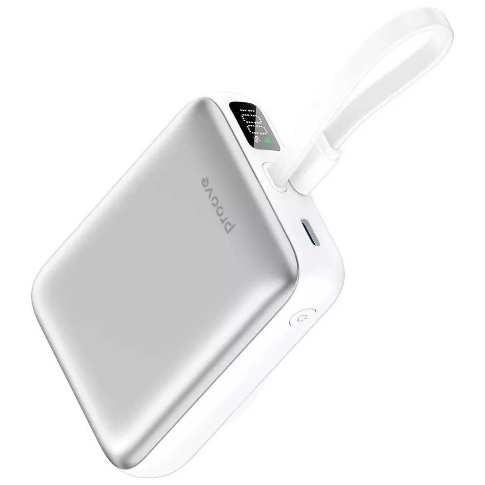 Універсальна мобільна батарея Proove Neutron 22.5W 10000mAh Silver/White (PBNE22022206) - мініатюра 2