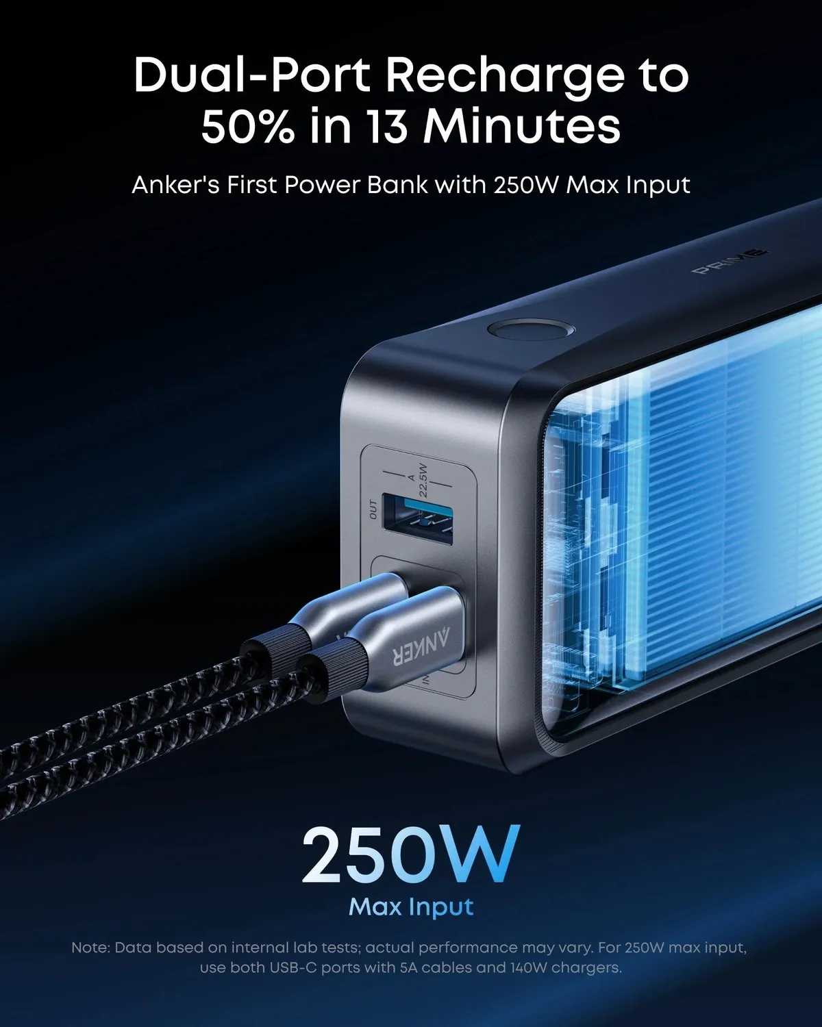 Універсальна мобільна батарея Anker Prime 26000mAh 300W Black (A110AH11) - мініатюра 9