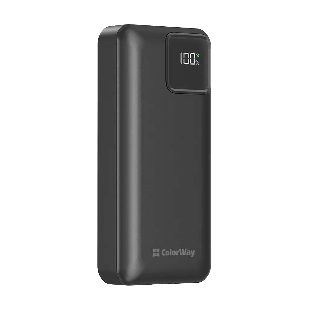 Універсальна мобільна батарея ColorWay Optimal Power 20000mAh Black (CW-PB200LPB5BK-PDD) - мініатюра 4