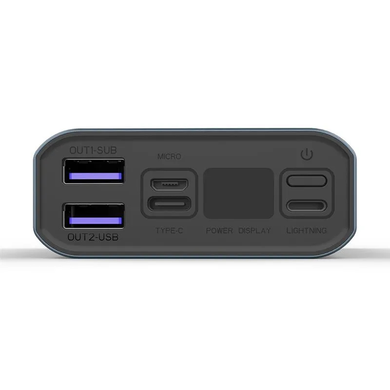 Універсальна мобільна батарея ColorWay 20000mAh Gray (CW-PB200LPH3GR-PDD) - мініатюра 6