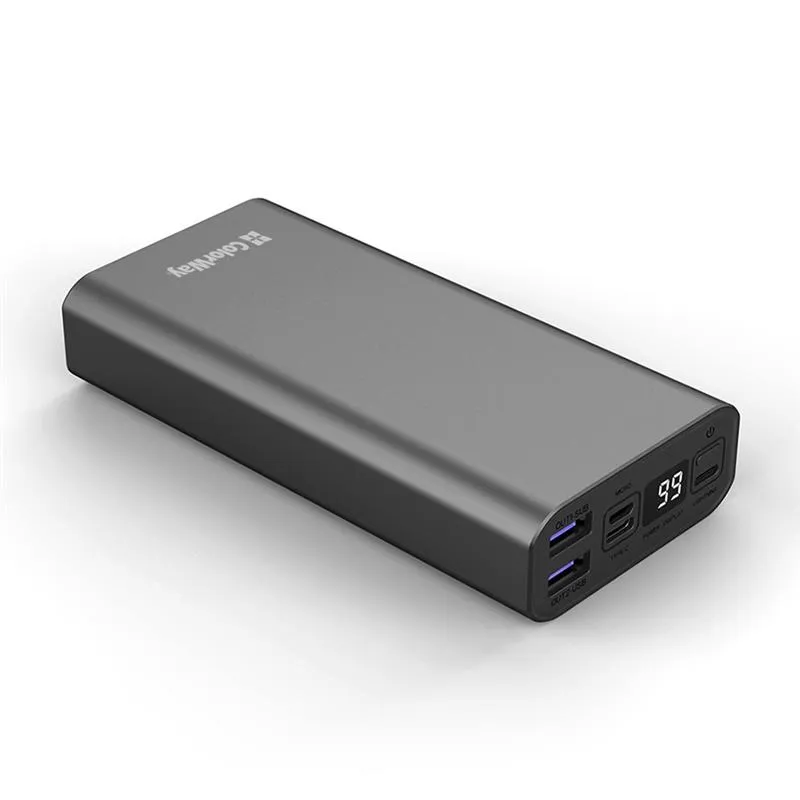 Універсальна мобільна батарея ColorWay 20000mAh Gray (CW-PB200LPH3GR-PDD) - мініатюра 7