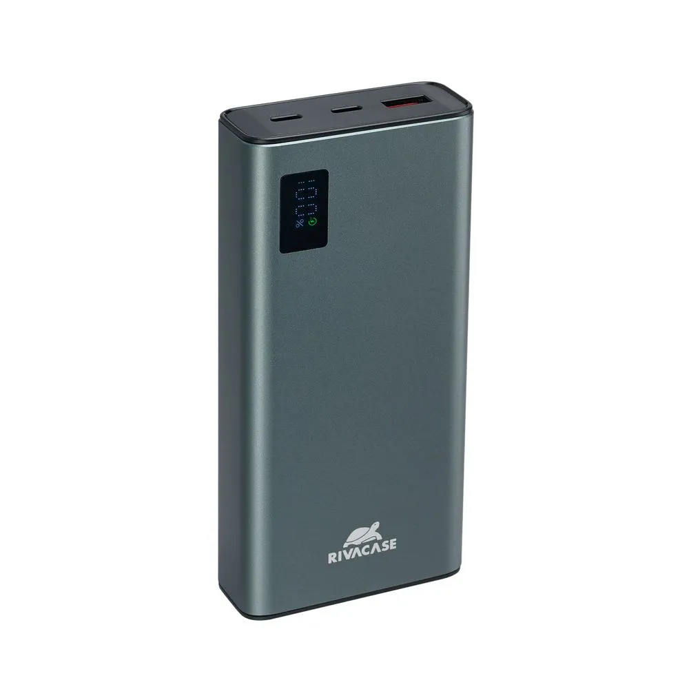 Універсальна мобільна батарея Rivacase Rivapower 20000 mAh Grey (VA1022) - зображення 1