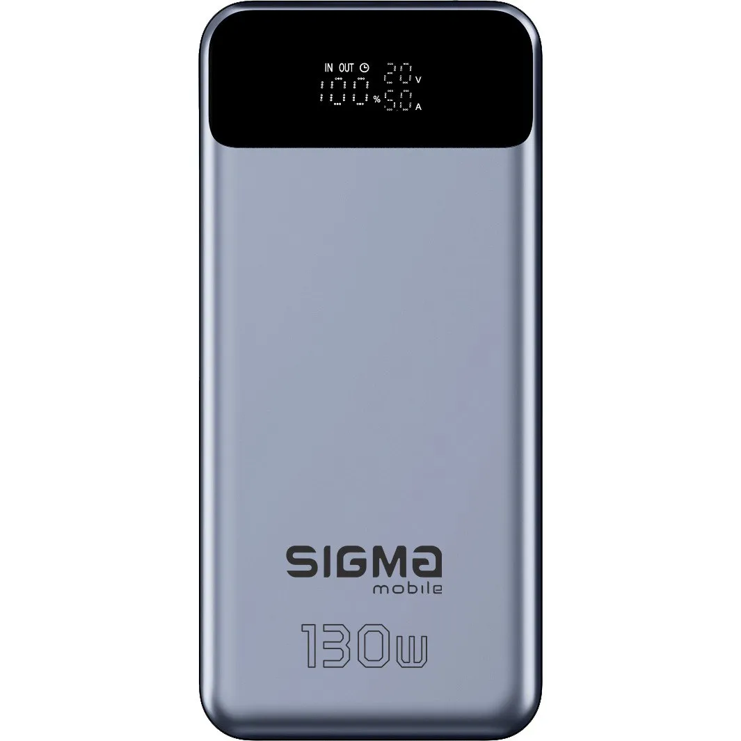 Універсальна мобільна батарея Sigma mobile X-Power SI30A7QLX 30000mAh Silver (4827798479117) - зображення 1