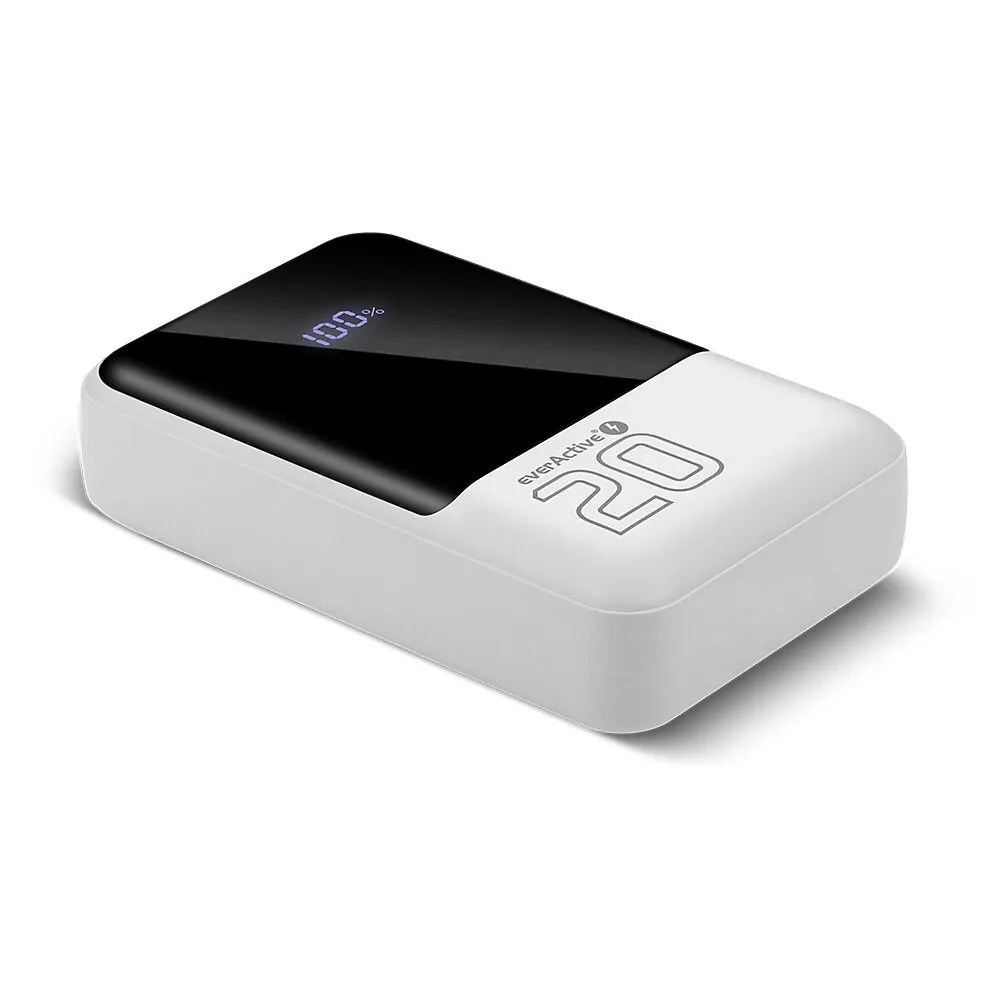 Універсальна мобільна батарея everActive EB-20Q 20000mAh White - мініатюра 4