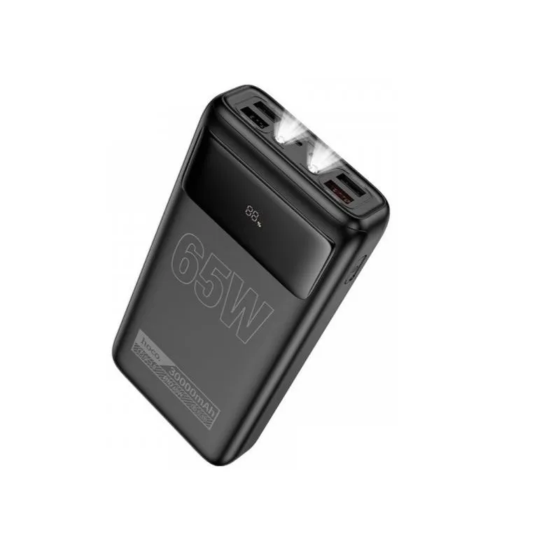 Універсальна мобільна батарея Hoco DB81 Apollo 65W 30000mAh Black (6942007637749) - зображення 1