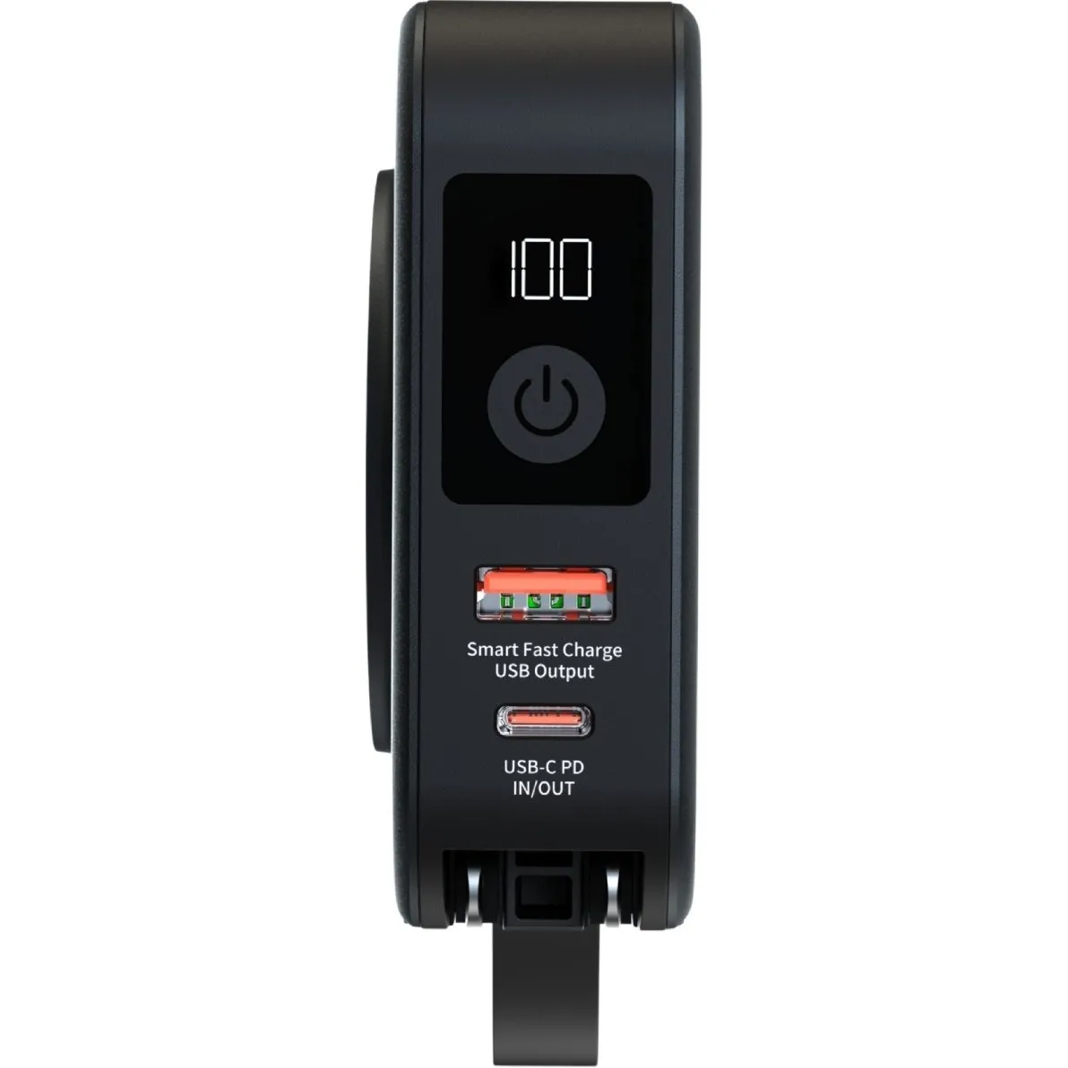 Універсальна мобільна батарея Energizer Magnetic Wireless QM10001AC 10000mAh 20W Black - мініатюра 3